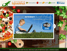 Tablet Screenshot of pizzeriaiguana.pl